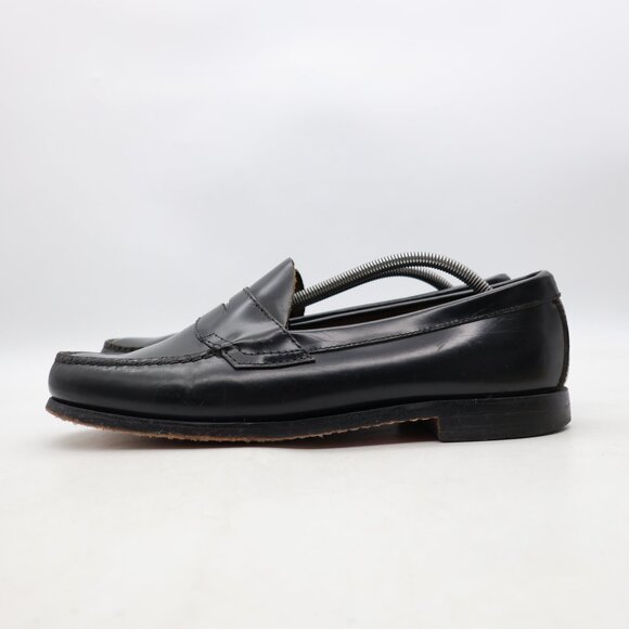 GH Bass Weejuns Loafers Men\'s Size 11 D Classic Black Leather Dress Shoes main image 7